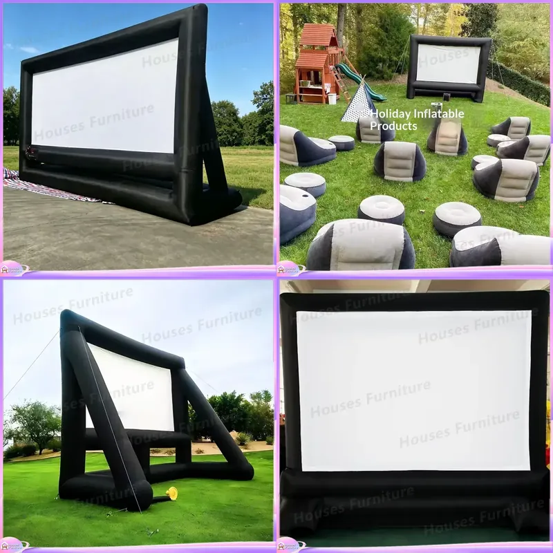 Movies - Large Freestanding Inflatable Projector Screen Waterproof