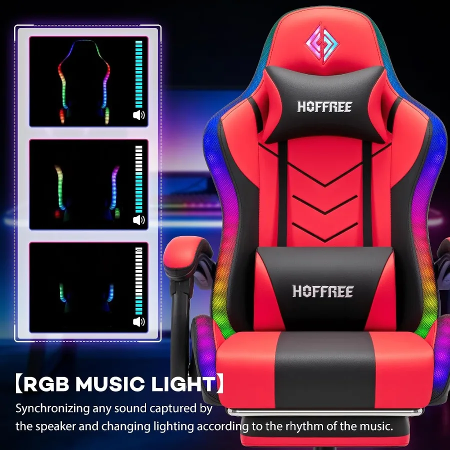 RGB Gaming Chair with Speakers - Music recension och pris
