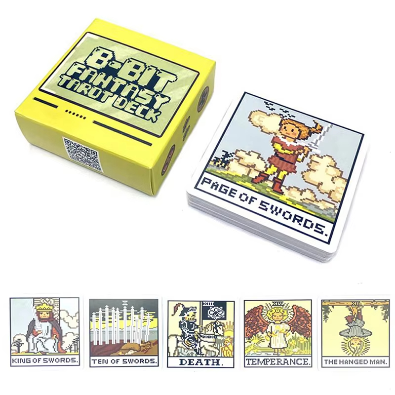 8 Bit Fantasy Tarot Deck Card  - Tarot Deck With Guidebook recension och pris