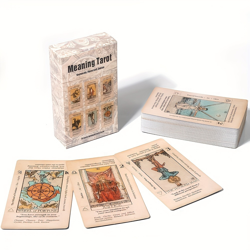 2026 Retro Tarot Cards Deck wi - Tarot Deck With Guidebook recension och pris