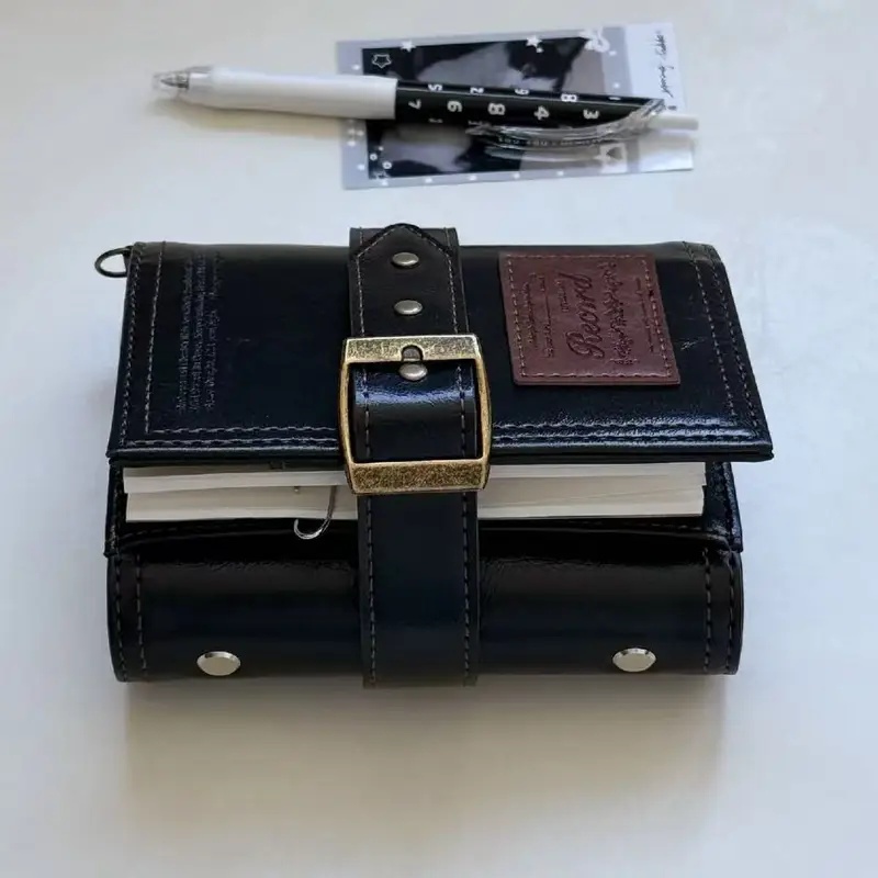 M5 Tri-Fold Leather Vintage Jo - Vintage Leather Journal Notebook recension och pris