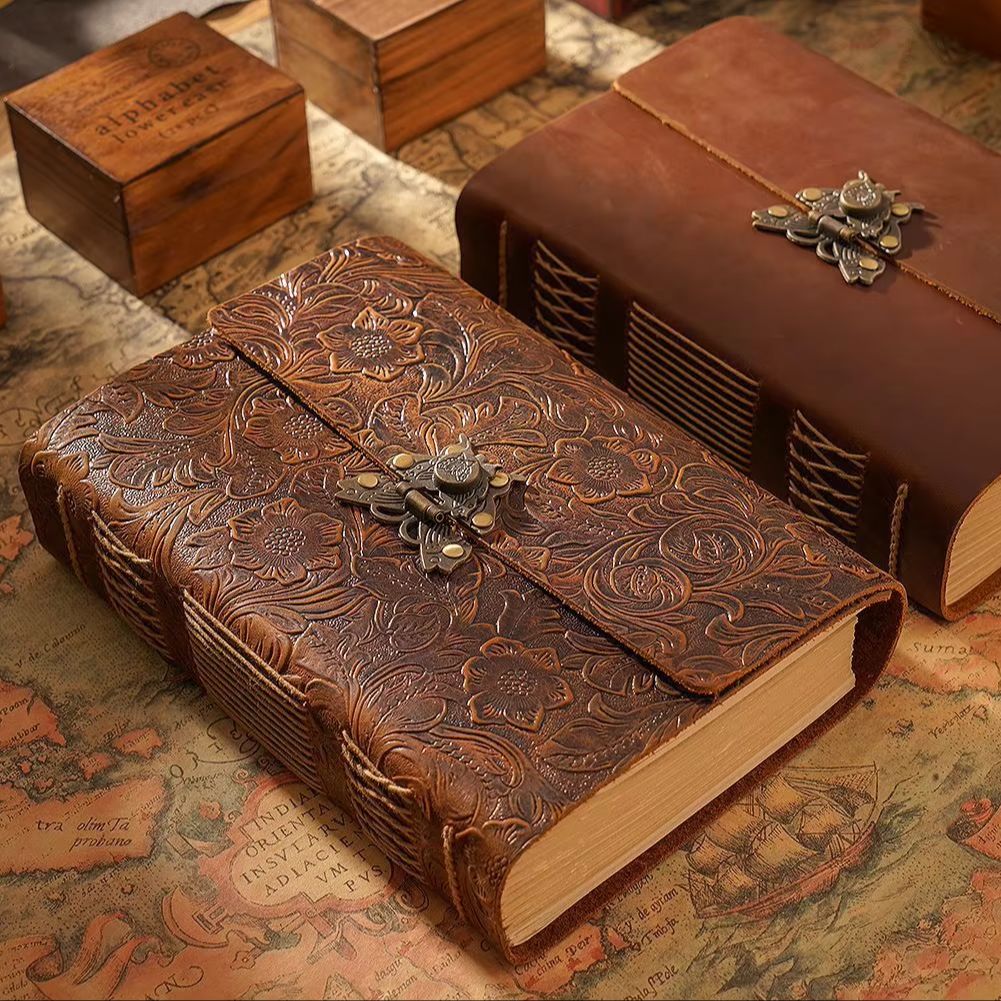 Vintage Crazy Horse Journal, E - Vintage Leather Journal Notebook recension och pris