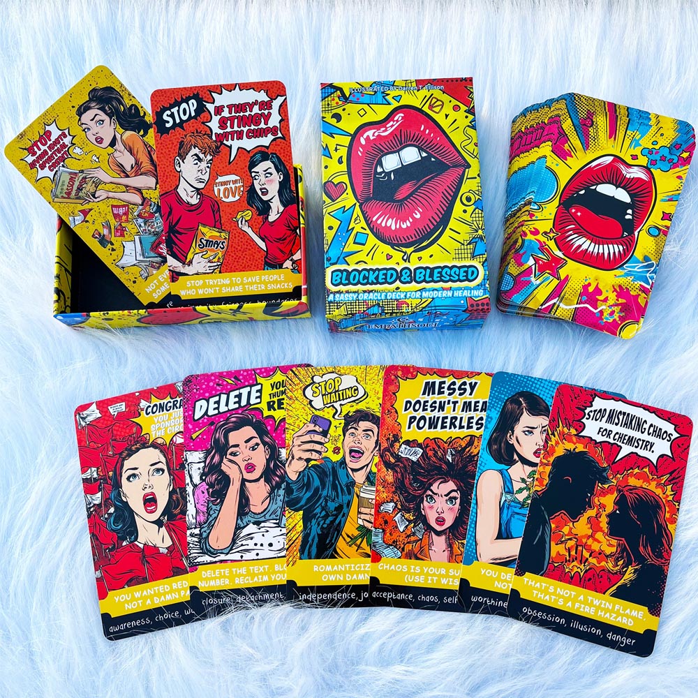 54 Card Deck, 13x8cm Size, BLO - Tarot Deck With Guidebook recension och pris
