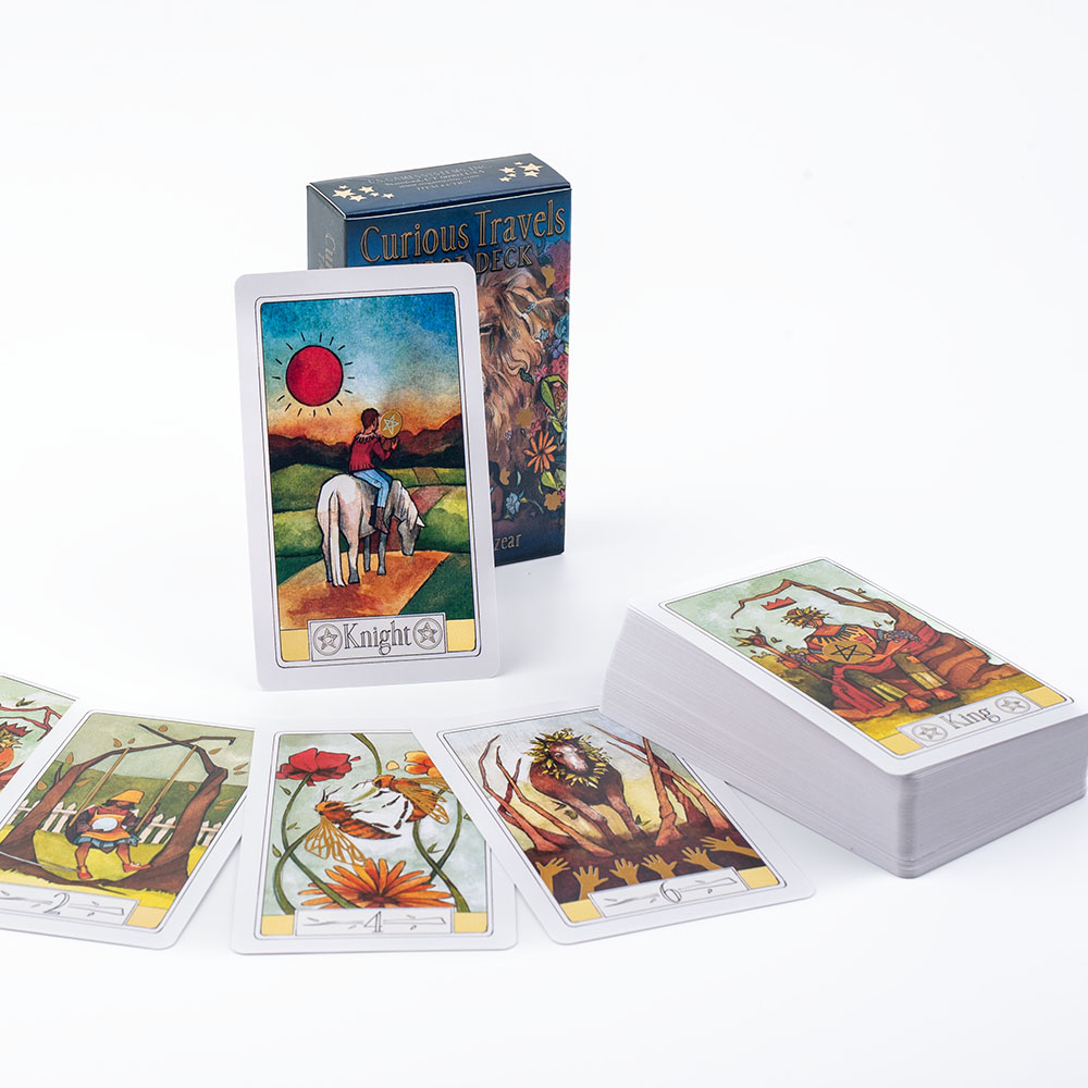 Curious Travels Tarot 10.3*6cm - Tarot Deck With Guidebook recension och pris